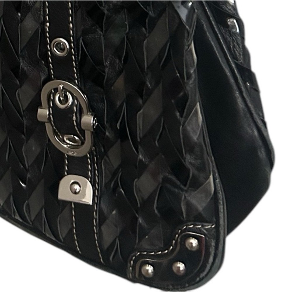 Rafe New York Y2K (Anthropologie) leather and plastic woven larger bag! Lux y2K - Picture 8 of 12